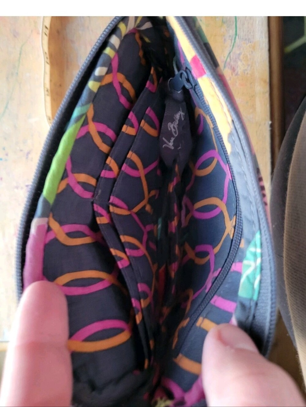 Vera Bradley Accordion Wallet in "Jazzy Blooms" Pattern - Picture 5 of 7